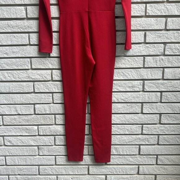 LPA Jumpsuit 48 in Oxblood Red Sz S - Picture 9 of 13